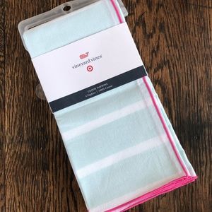 Vineyard Vines & Target Collab - Mint & Fuchsia Cloth Napkins